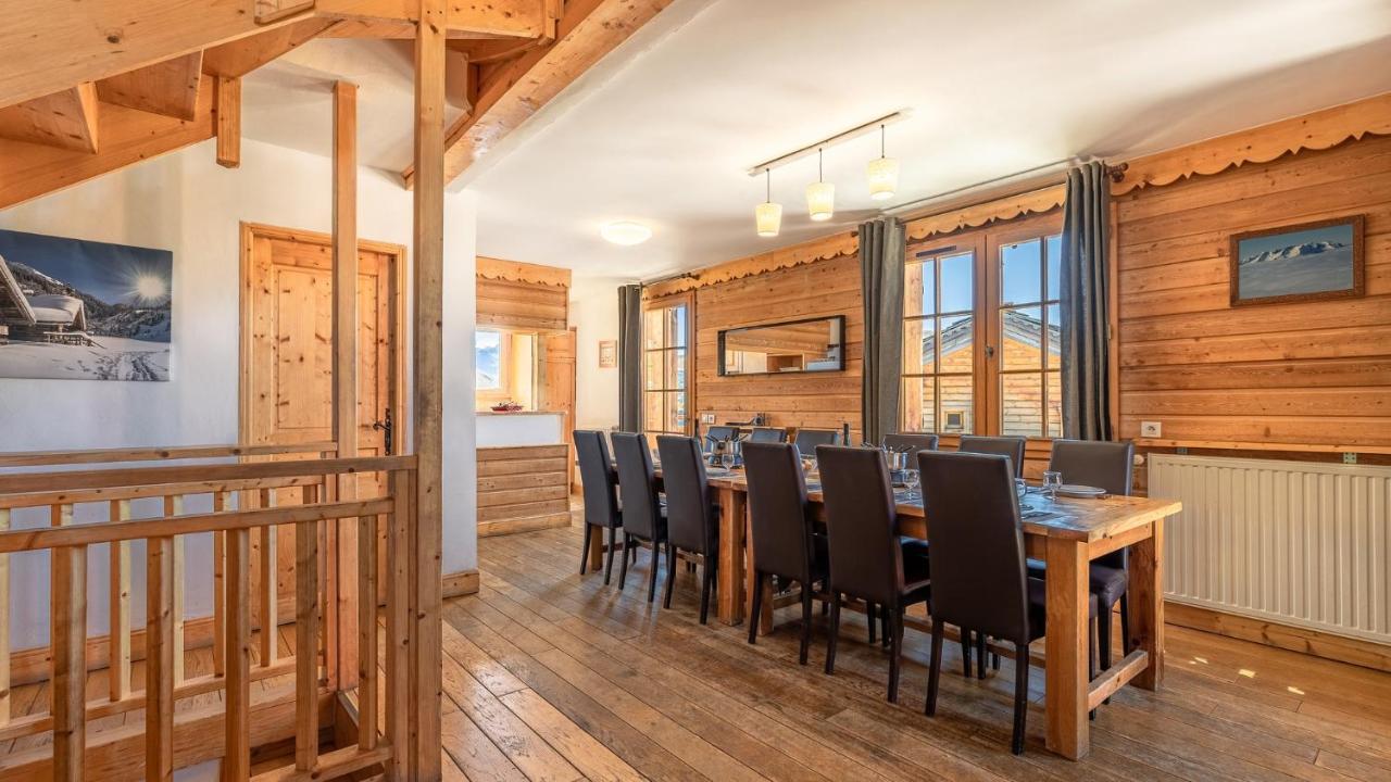 Madame Vacances Les Chalets De L'Altiport Alpe d'Huez Esterno foto